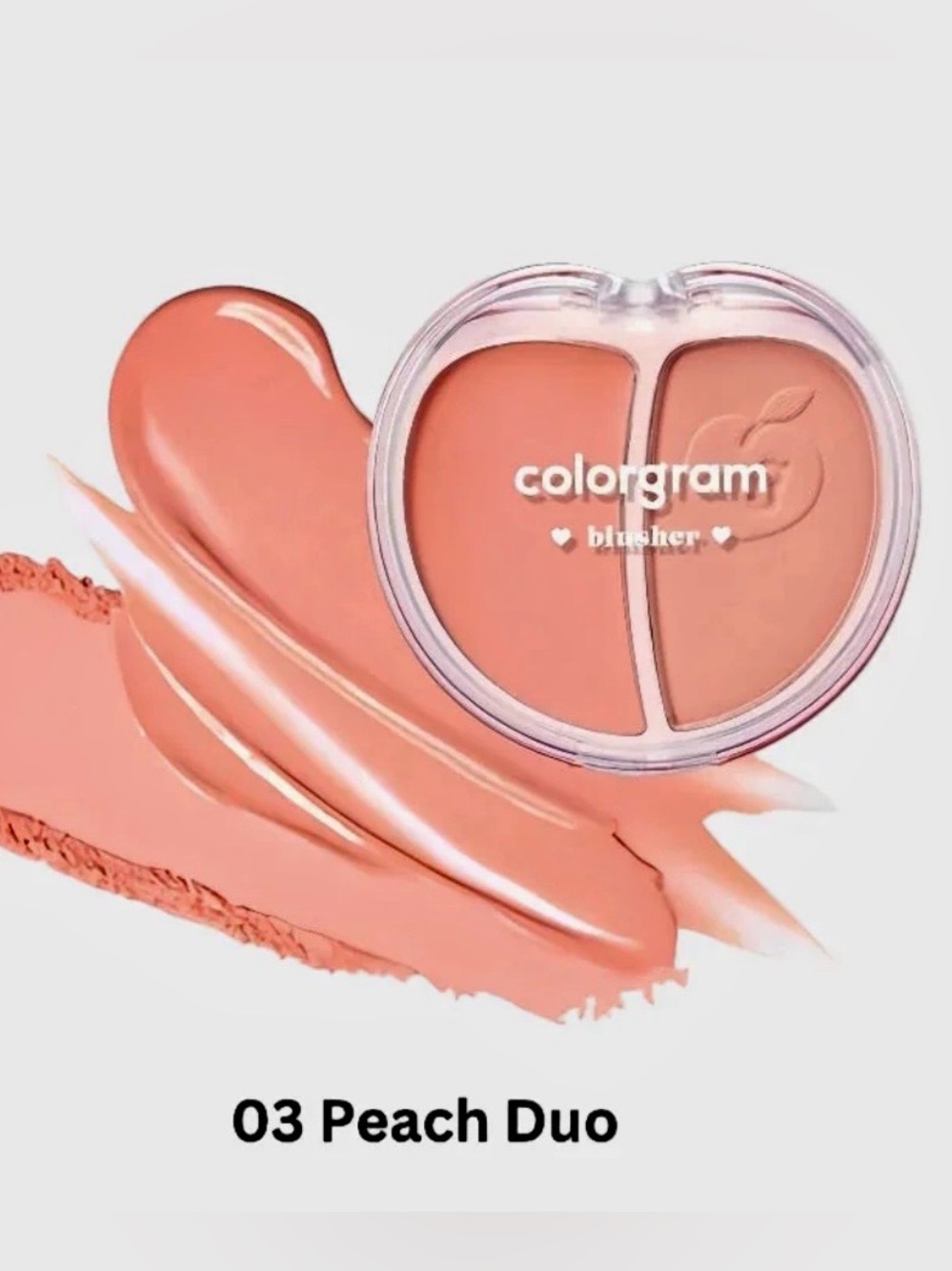 Colorgram Duo Blusher - Peach Dual-Tone Cheeks -03 Peach Duo